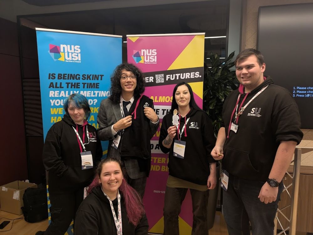 Vince Gilliland, Alberto Melendez, Vikki Pinkerton, Mark Brashier, Student Governor and Sarah Greer.